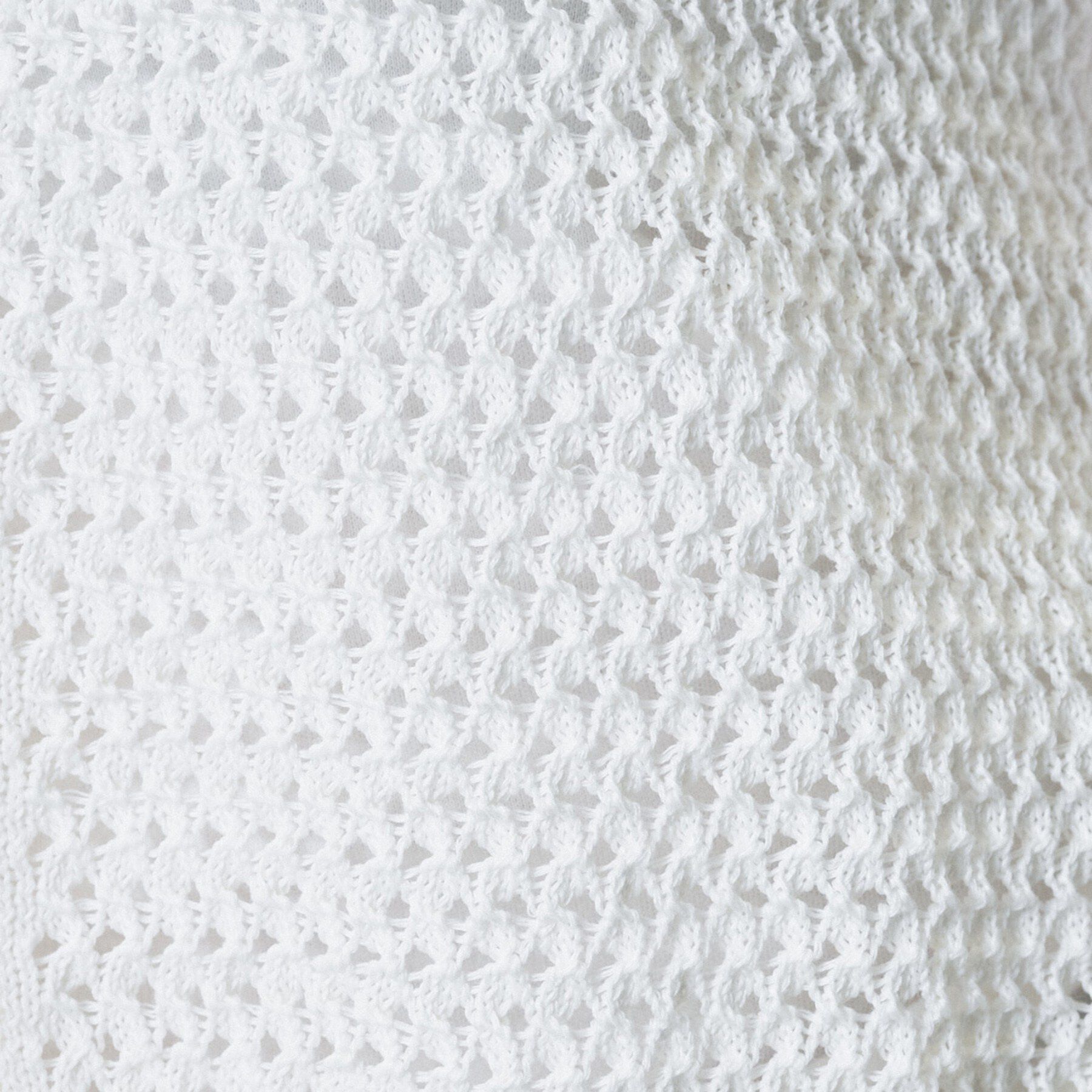 INDIVI「【洗える／コットン】メッシュジップニットカーディガン」|カーディガン|