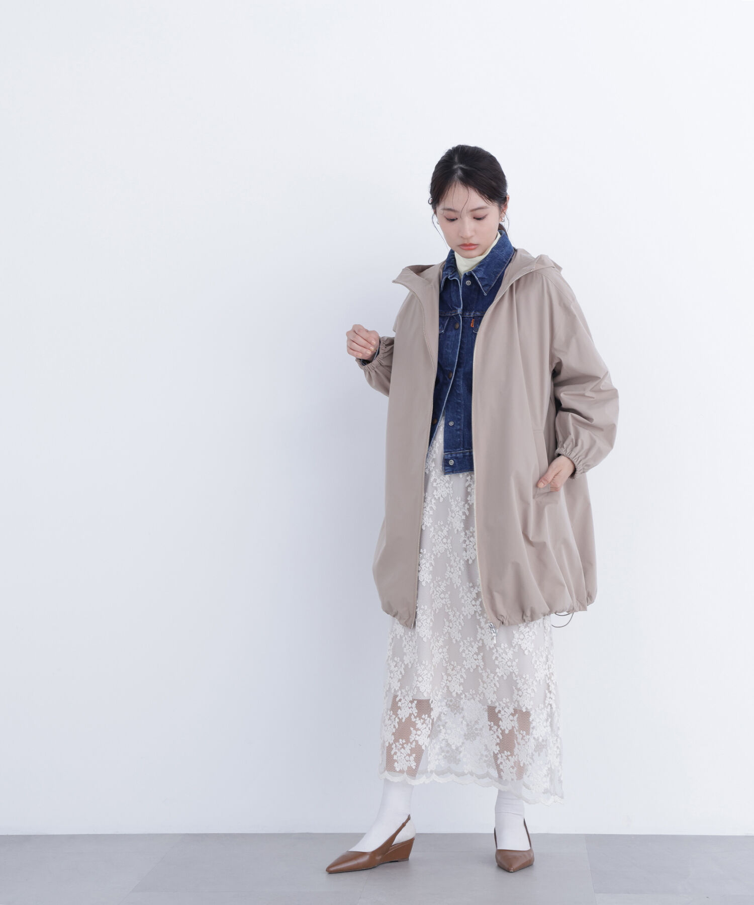  「〈N.〉ミドルフーディーブルゾン」|その他|