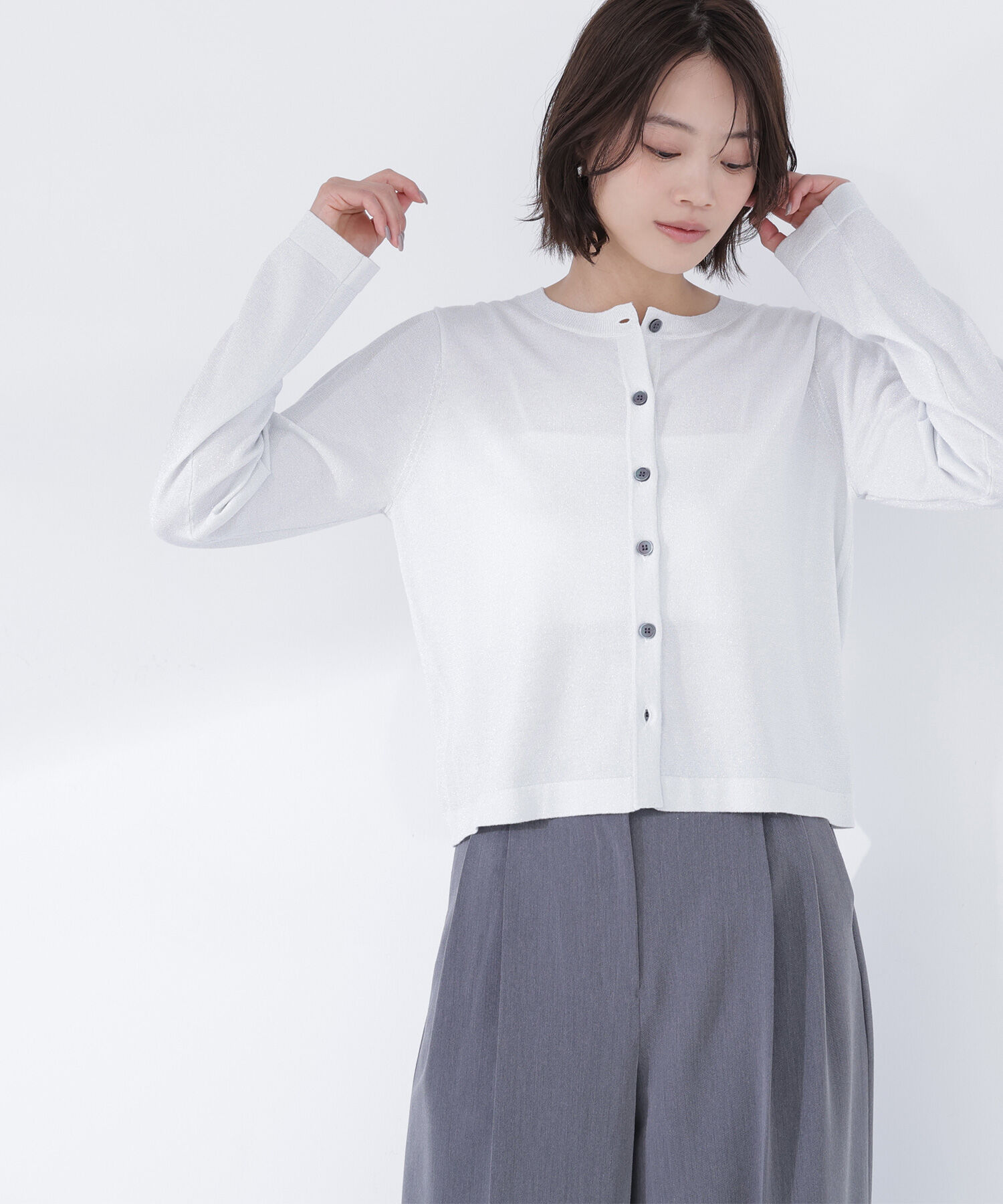  「ベーシックカーディガン」|ニット・セーター|