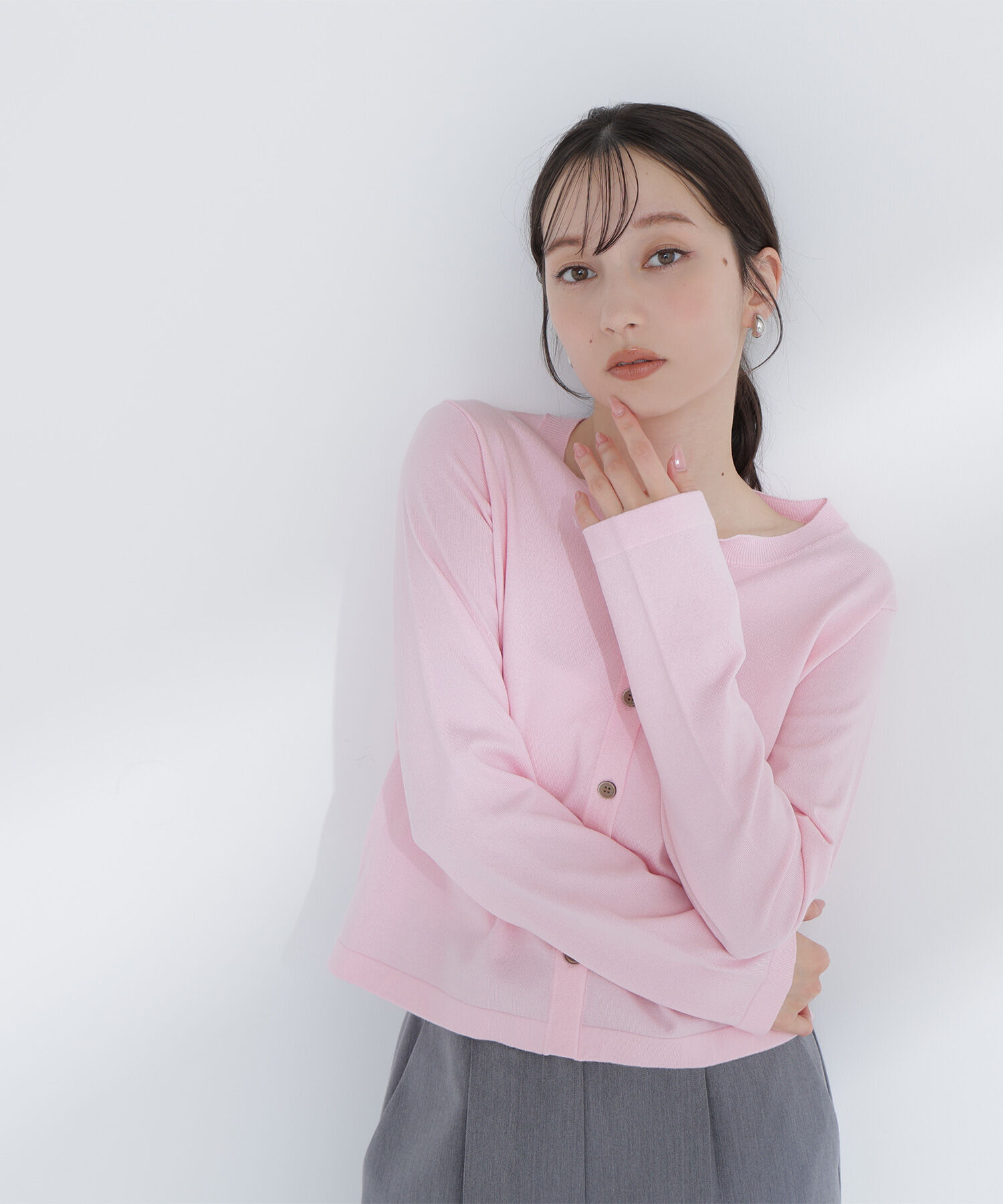  「ベーシックカーディガン」|ニット・セーター|