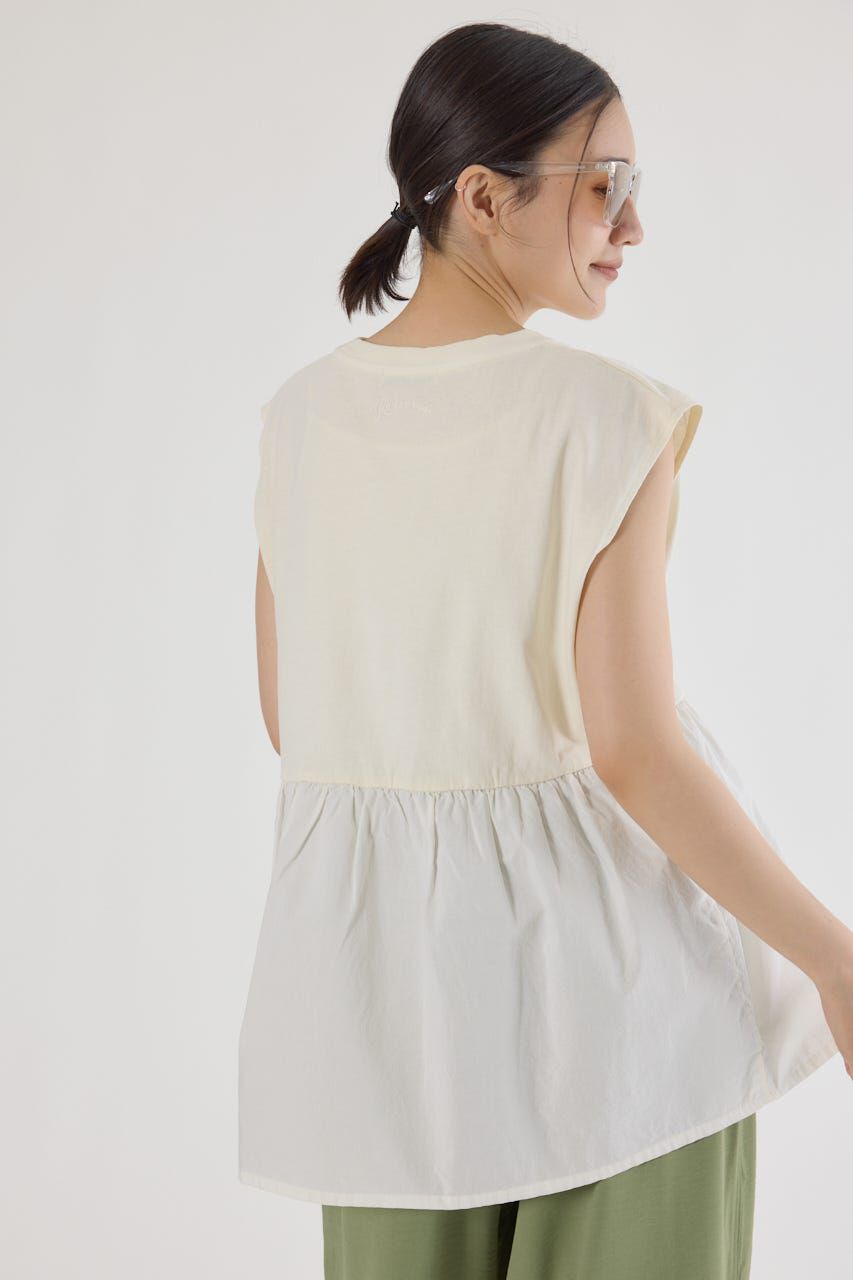 RODEO CROWNS「ピグメント切替フレアタンクトップ」|タンクトップ|