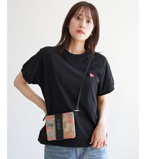 ikka「Healthknit Product ヘルスニットプロダクト ガゼット半袖Tシャツ」|その他|ブラック