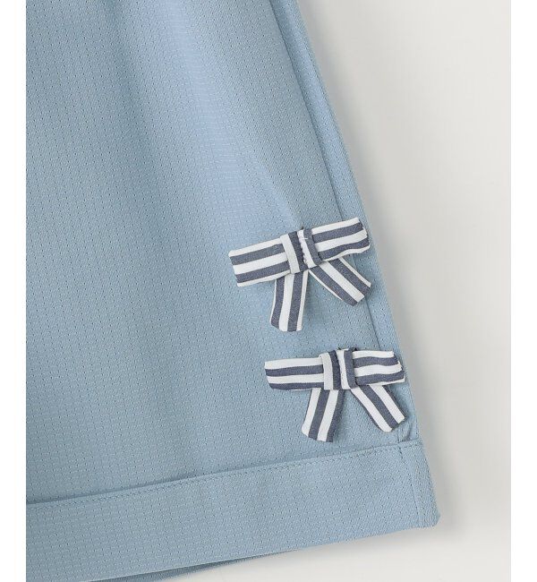 ikka kids「【セットアップ対応】冷感メッシュリボンキュロットパンツ（120~160cm）」|その他|