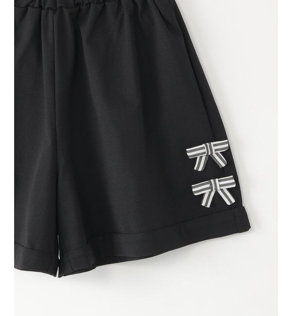 ikka kids「【セットアップ対応】冷感メッシュリボンキュロットパンツ（120~160cm）」|その他|