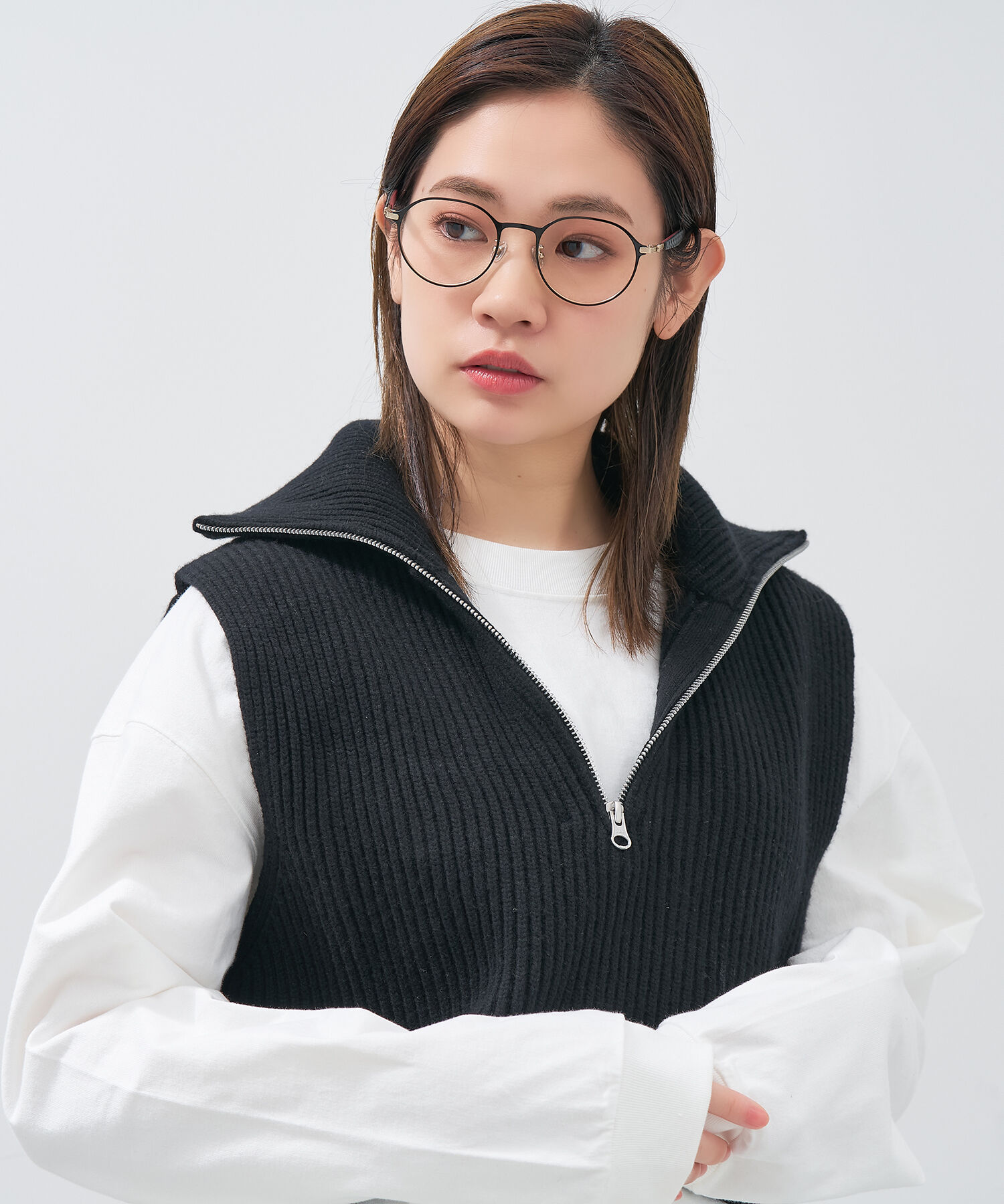  「Disney Collection created by Zoff &rdquo;PASTEL&rdquo; ミッキーマウス メガネ くすみパステルカラー ﾚﾝｽﾞ交換券付」|メガネ|黒