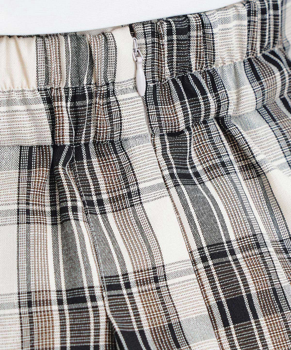 REDYAZEL「ロゴブローチブラウス&times;チェックプリーツミニスカートセットアップ」|ワンピース|