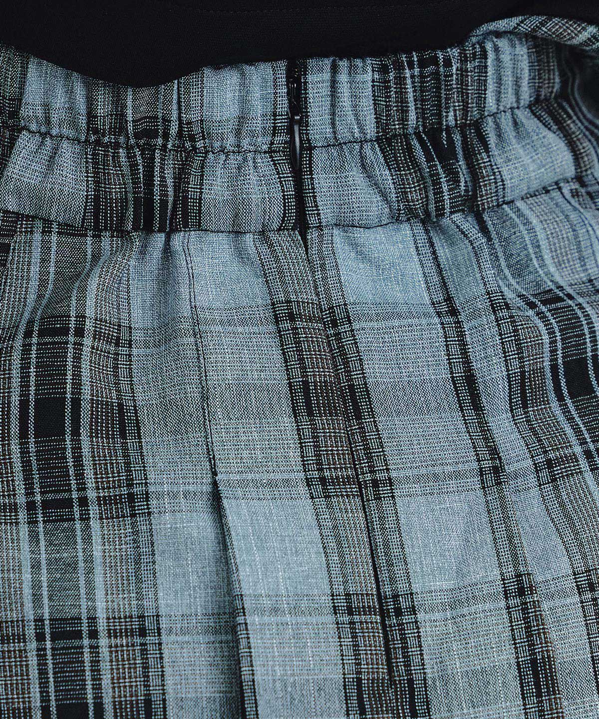 REDYAZEL「ロゴブローチブラウス&times;チェックプリーツミニスカートセットアップ」|ワンピース|