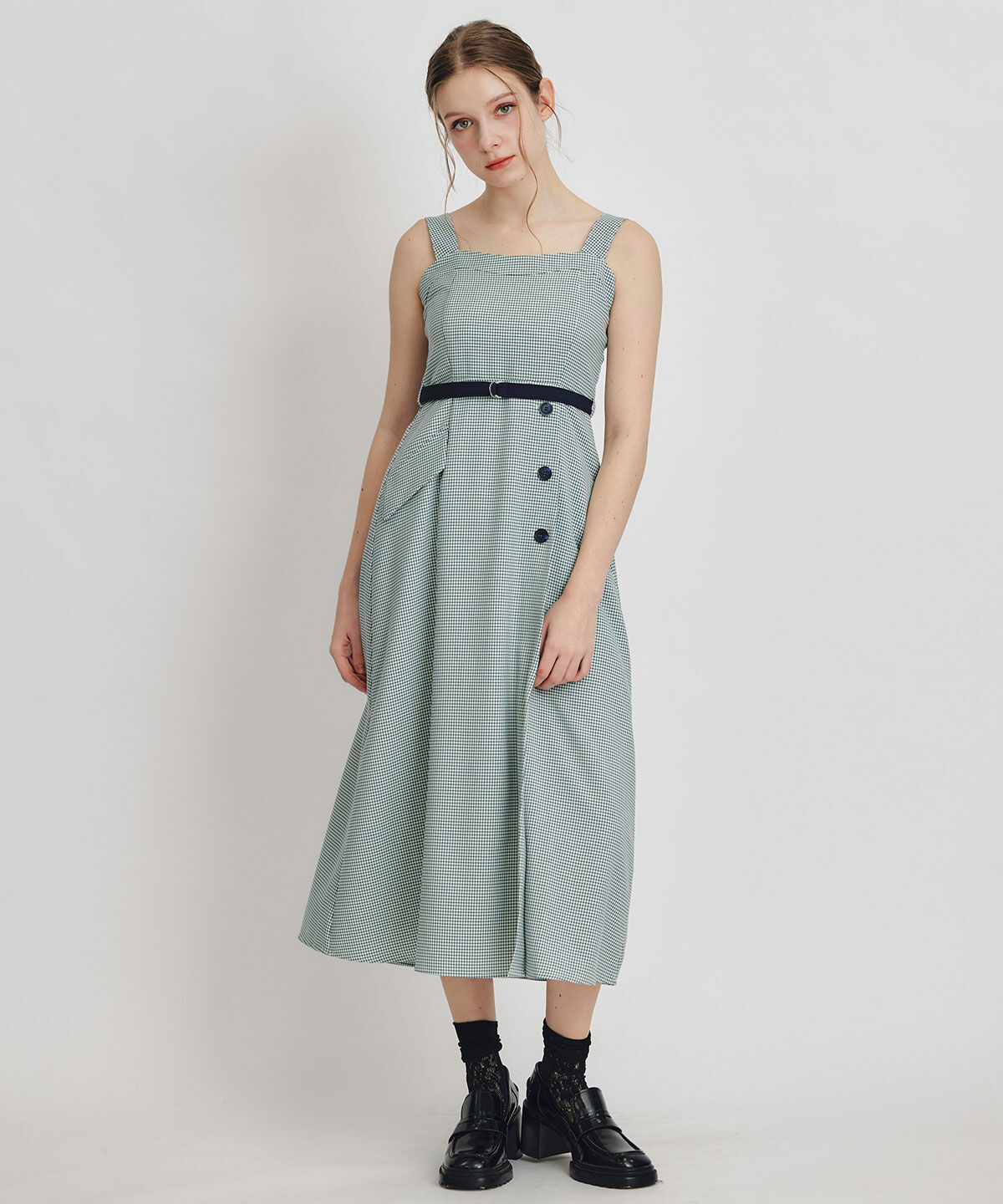 REDYAZEL「ﾁｪｯｸｼｮｰﾄｼﾞｬｹｯﾄxｱｸｾﾝﾄﾍﾞﾙﾄﾌﾚｱﾛﾝｸﾞﾜﾝﾋ」|ワンピース|