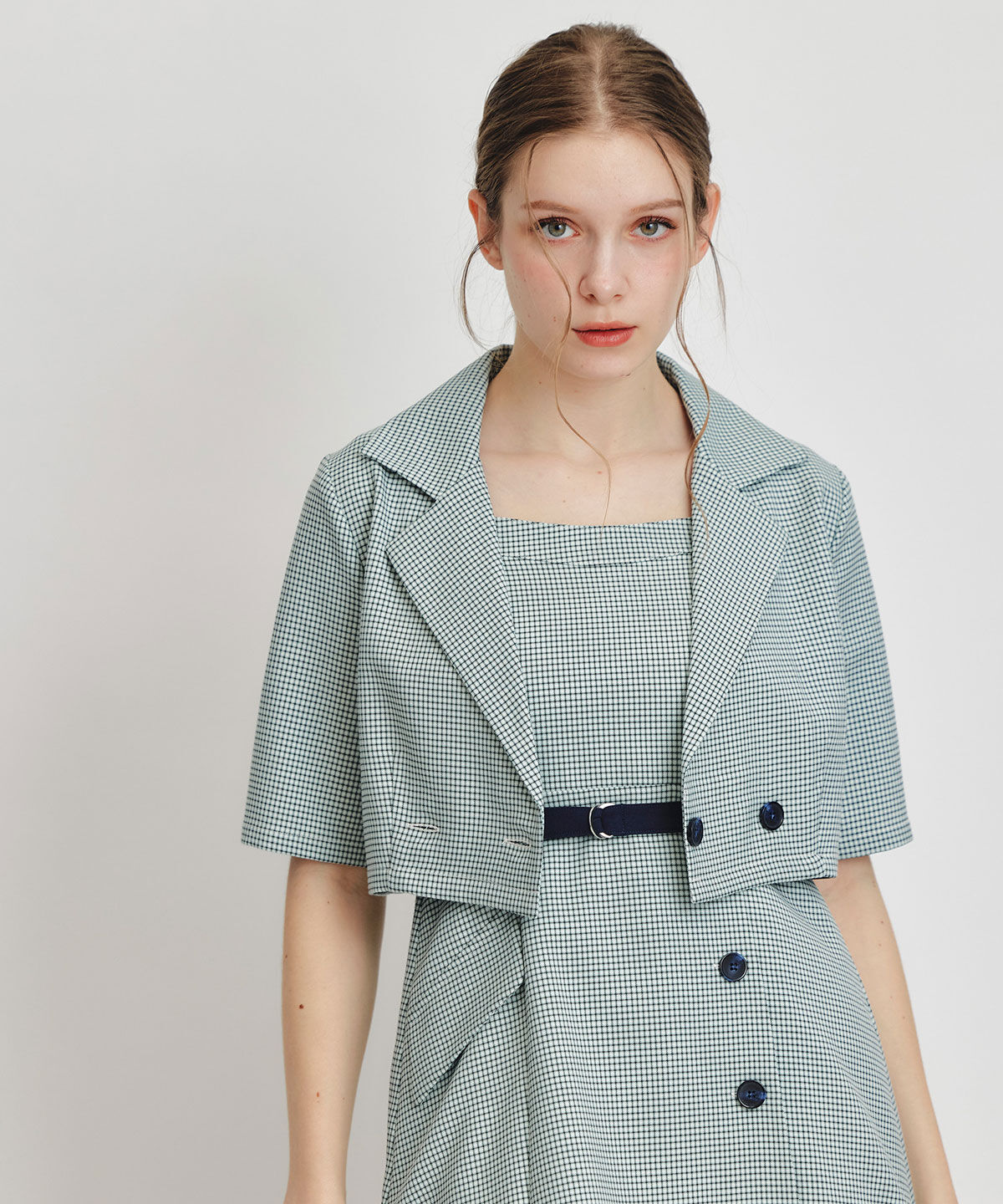 REDYAZEL「ﾁｪｯｸｼｮｰﾄｼﾞｬｹｯﾄxｱｸｾﾝﾄﾍﾞﾙﾄﾌﾚｱﾛﾝｸﾞﾜﾝﾋ」|ワンピース|