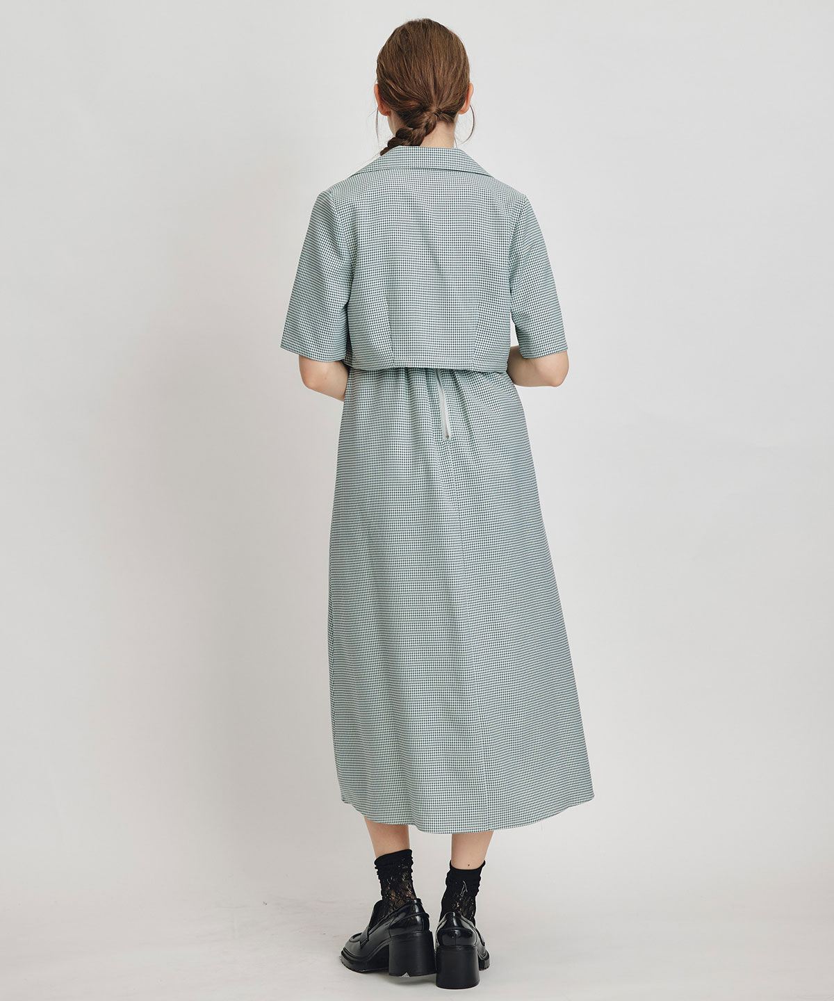 REDYAZEL「ﾁｪｯｸｼｮｰﾄｼﾞｬｹｯﾄxｱｸｾﾝﾄﾍﾞﾙﾄﾌﾚｱﾛﾝｸﾞﾜﾝﾋ」|ワンピース|