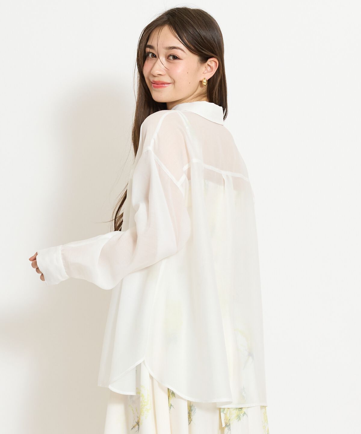 WILLSELECTION「エアリーシアーシャツ」|シャツ・ブラウス|