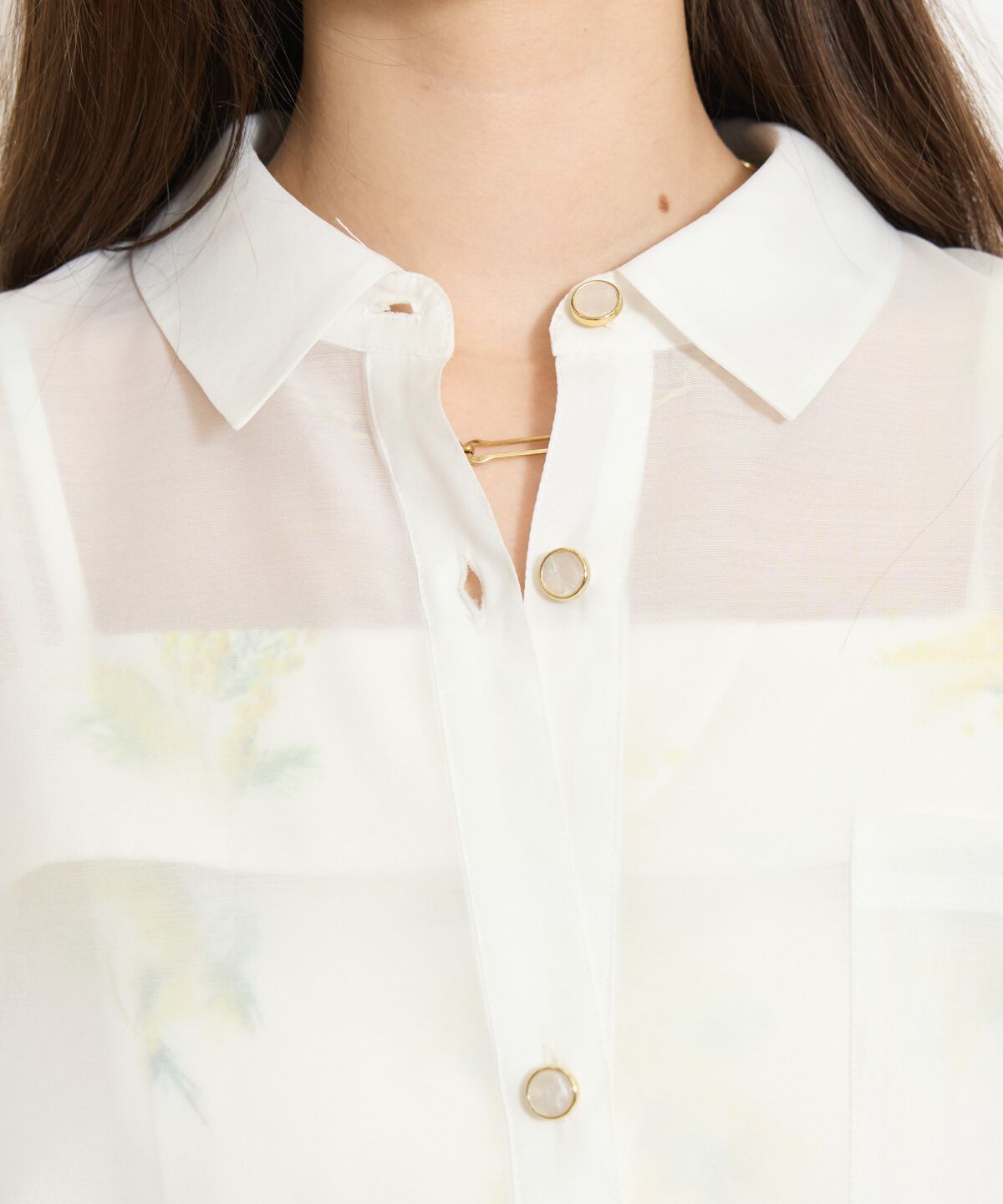 WILLSELECTION「エアリーシアーシャツ」|シャツ・ブラウス|