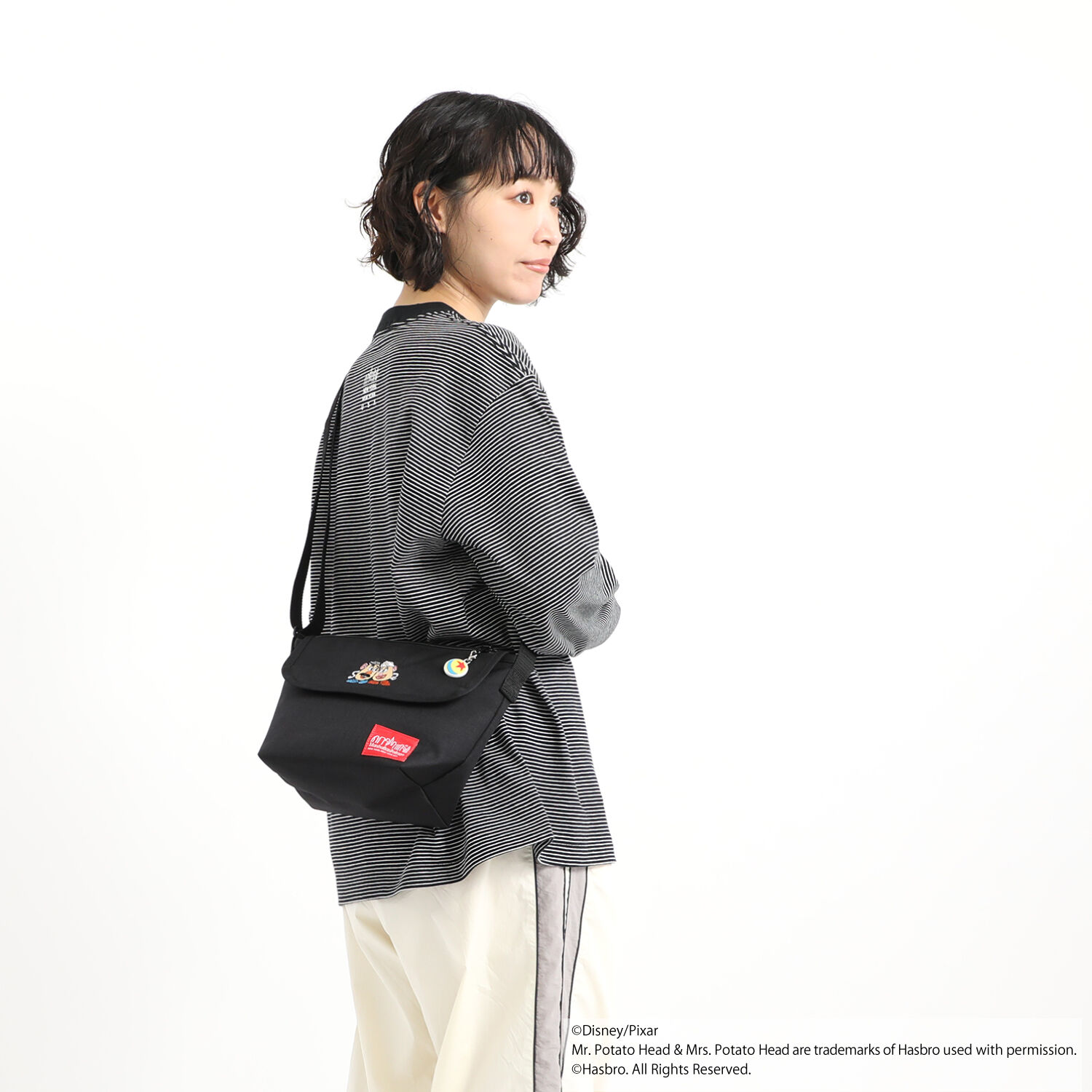 Manhattan Portage「Nylon Messenger Bag (XS) FZP MGNT / TOY STORY MR AND MRS POTATO HEAD」|ショルダー・メッセンジャー|