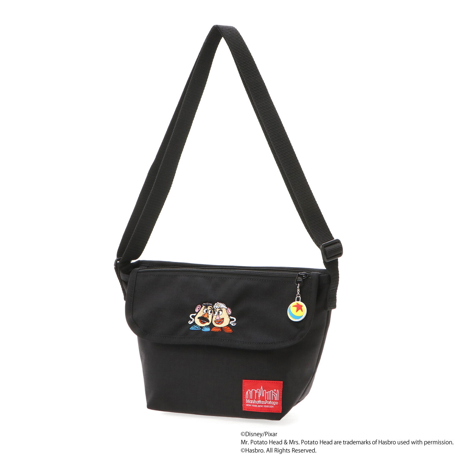 Manhattan Portage「Nylon Messenger Bag (XS) FZP MGNT / TOY STORY MR AND MRS POTATO HEAD」|ショルダー・メッセンジャー|