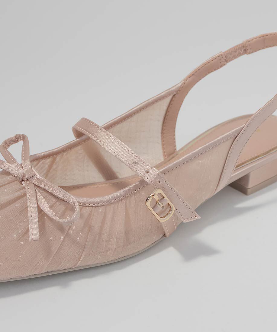  「シアーギャザーバックストラップパンプス」|パンプス|