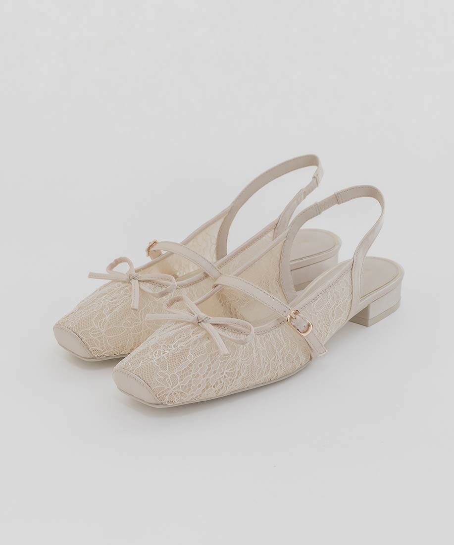  「シアーギャザーバックストラップパンプス」|パンプス|