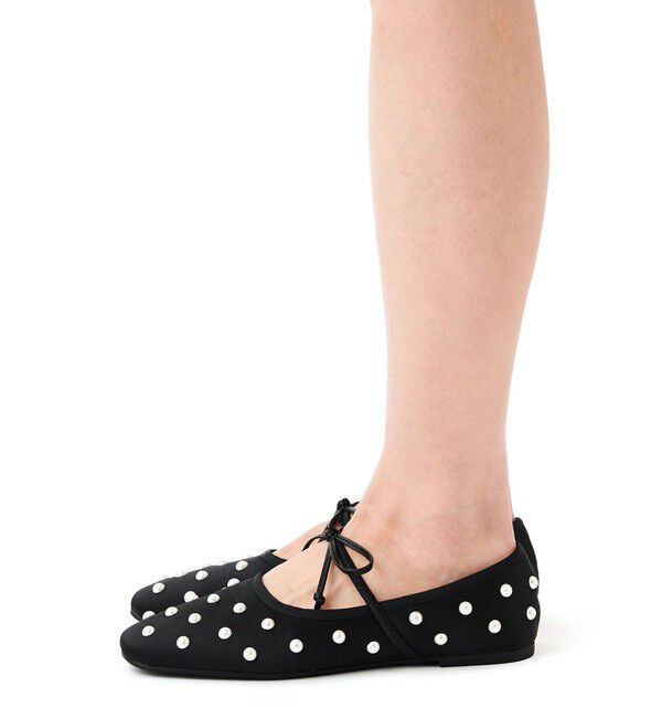 SY UNITED ARROWS「＜SY＞マルチドットバレエ フラット10●&uarr;」|バレエシューズ|