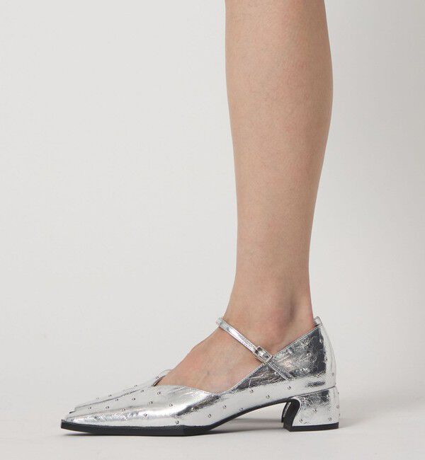 SY UNITED ARROWS「＜SY＞ ストラップドット パンプス40&uarr;」|パンプス|