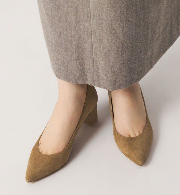 ODETTE E ODILE「ポインテッドブロックヒール パンプス55&darr;&uarr;」|パンプス|