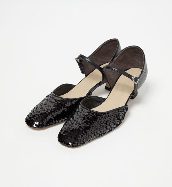 ODETTE E ODILE「スクエアセパレートベルト パンプス45&uarr;」|パンプス|