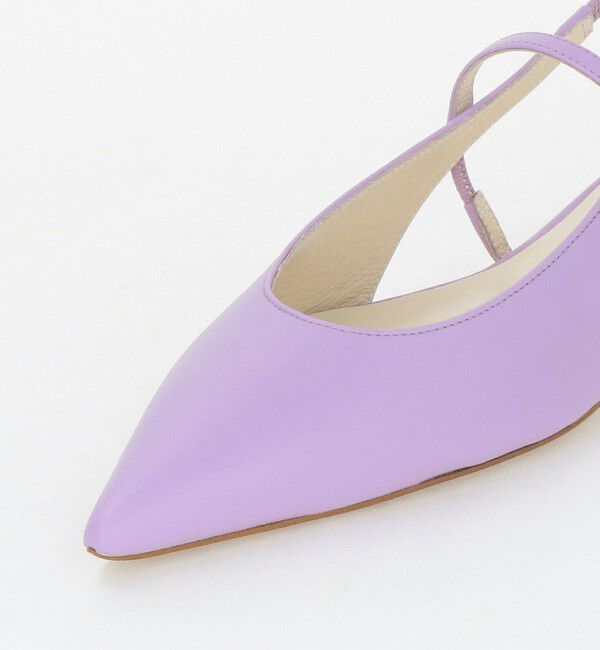 ODETTE E ODILE「ポインテッド ナロー ストラップ バックベルト フラット20&uarr;」|パンプス|