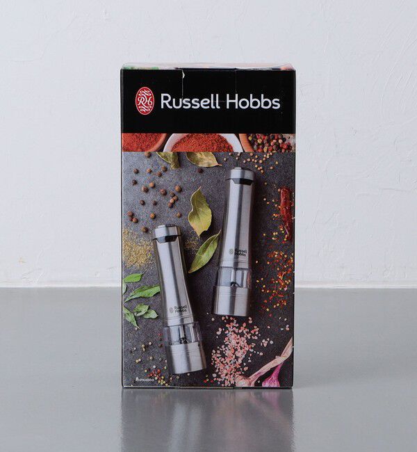 Style for Living「＜Russell Hobbs（ラッセルホブス）＞電動ミル ソルトアンドペッパー ウッドスタンドセット」|食器・キッチングッズ|