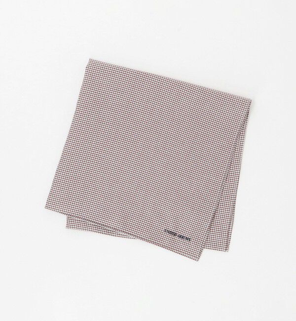 UNITED ARROWS「コットン チェック ハンカチ」|ハンカチ|DK.BROWN