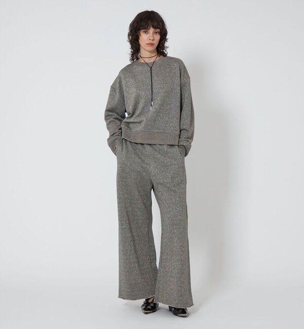ASTRAET「＜ASTRAET＞ラメ ウラケ スウェットワイドパンツ」|その他|