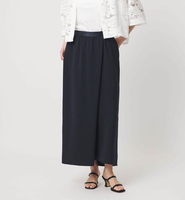 UNITED ARROWS「COMFY ラップ マキシスカート ‐防汚 UVカット ウォッシャブル‐」|スカート|