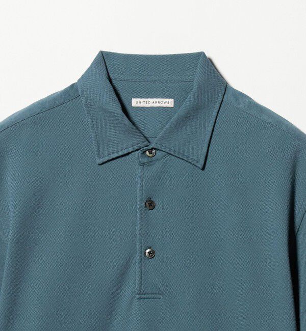 UNITED ARROWS「カノコ ワンピースカラー ポロシャツ COMFORT EASY-MODEL 抗菌防臭」|ポロシャツ|