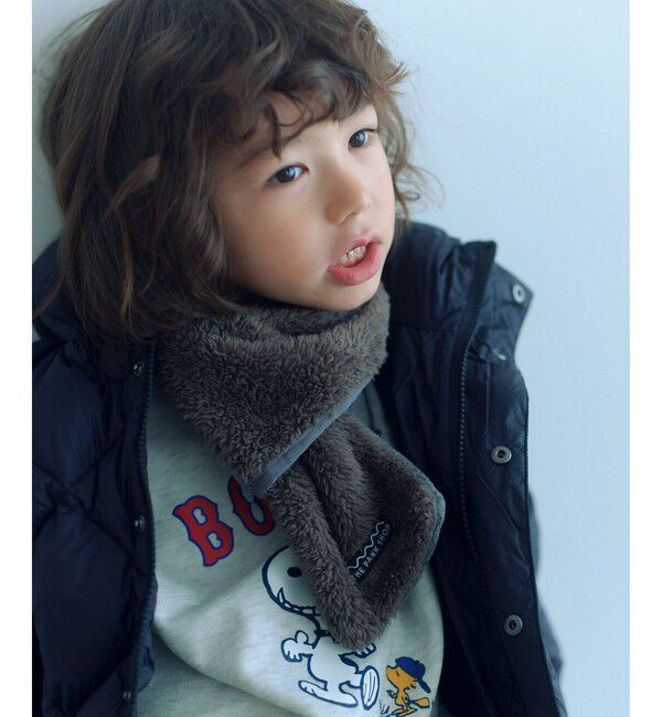 UNITED ARROWS green label relaxing「＜THE PARK SHOP＞デイリーマフラー / キッズ 」|マフラー|MD.GRAY
