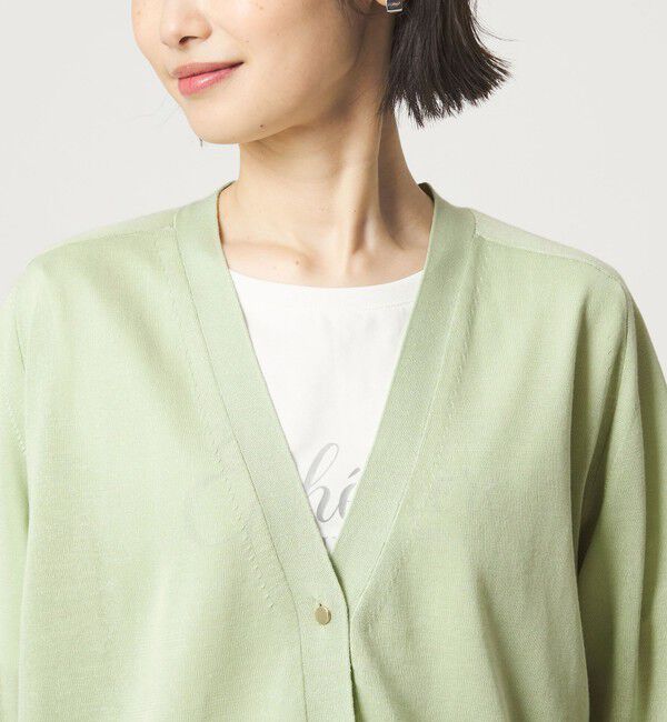 UNITED ARROWS green label relaxing「シャーリー Vネック ニット カーディガン ウォッシャブル」|カーディガン|