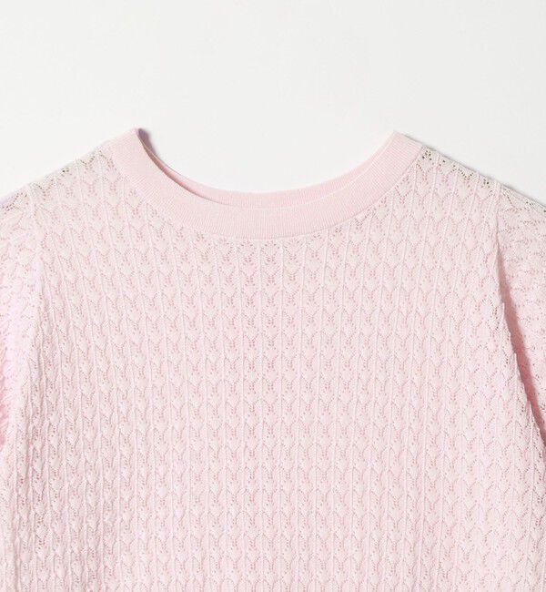 EMMEL REFINES「＜EMMEL REFINES＞EM HW スカシアミ ショートスリーブ ニット」|ニット・セーター|