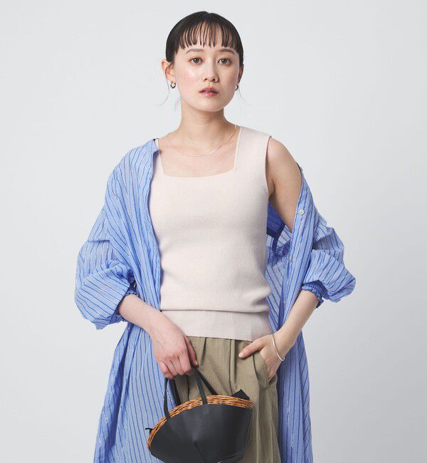 UNITED ARROWS green label relaxing「ニット タンクトップ ウォッシャブル」|タンクトップ|