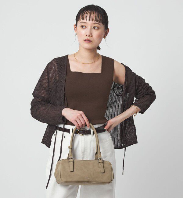 UNITED ARROWS green label relaxing「ニット タンクトップ ウォッシャブル」|タンクトップ|DK.BROWN