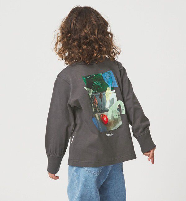 UNITED ARROWS green label relaxing「＜Pentel＞ロングスリーブTシャツ（ダークグレー） / キッズ 100cm-130cm」|Tシャツ・カットソー|