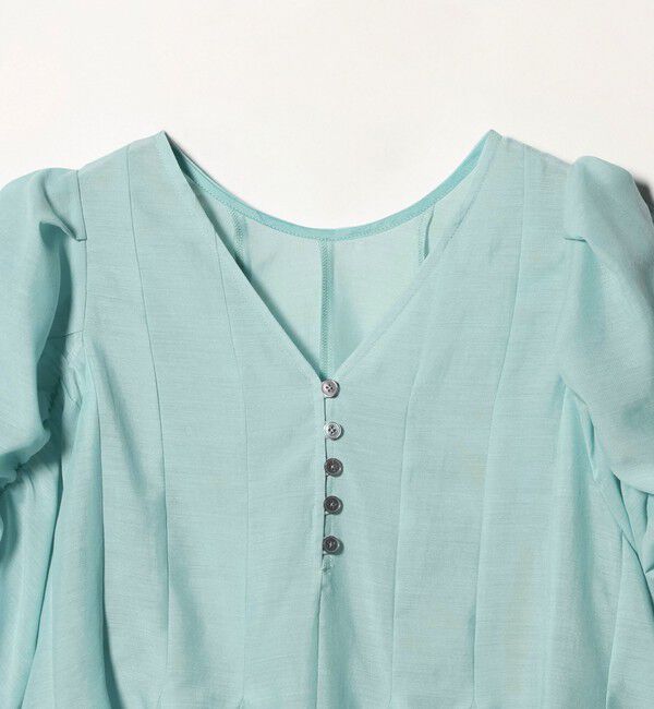 EMMEL REFINES「＜EMMEL REFINES＞EM パネルキリカエ ソデギャザー ブラウス」|シャツ・ブラウス|