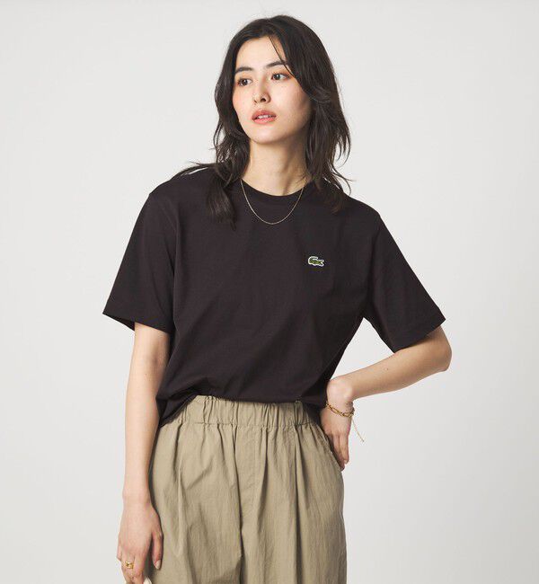 UNITED ARROWS green label relaxing「＜LACOSTE＞ショートスリーブ Tシャツ」|Tシャツ・カットソー|DK.BROWN