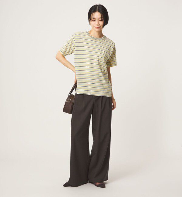 UNITED ARROWS green label relaxing「＜RYE TENDER＞ボーダー ニット Tシャツ」|ニット・セーター|