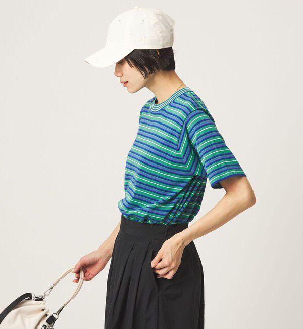 UNITED ARROWS green label relaxing「＜RYE TENDER＞ボーダー ニット Tシャツ」|ニット・セーター|