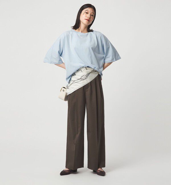 UNITED ARROWS green label relaxing「【WEB限定】＜at ease＞ドルマン カットソー 接触冷感」|Tシャツ・カットソー|