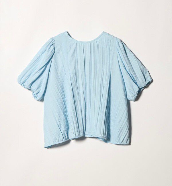 EMMEL REFINES「＜EMMEL REFINES＞EM ランダムプリーツ リボン2WAY ブラウス」|シャツ・ブラウス|