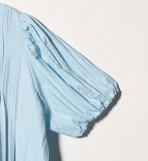 EMMEL REFINES「＜EMMEL REFINES＞EM ランダムプリーツ リボン2WAY ブラウス」|シャツ・ブラウス|