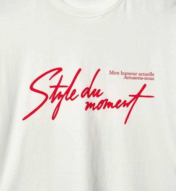 EMMEL REFINES「＜EMMEL REFINES＞EM ロゴプリント ボックス Tシャツ」|Tシャツ・カットソー|