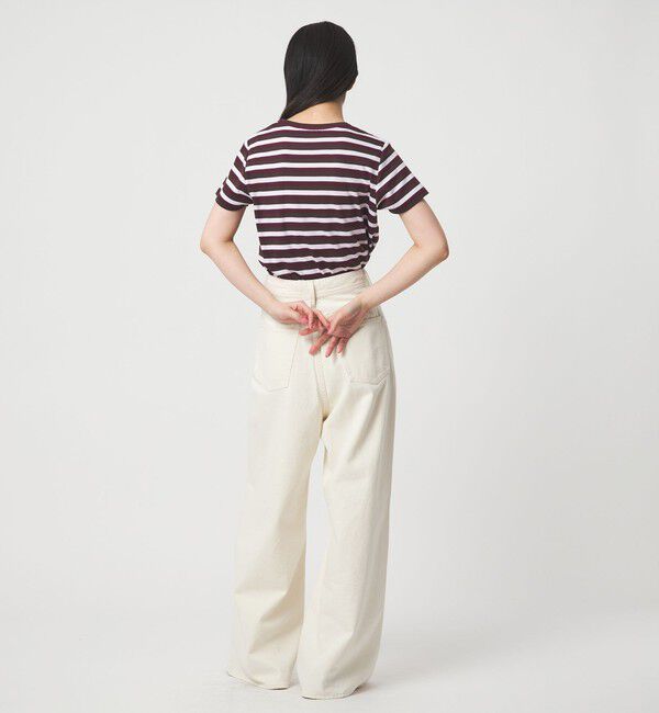 EMMEL REFINES「＜EMMEL REFINES＞EM フライスクルーネック チビTシャツ」|Tシャツ・カットソー|