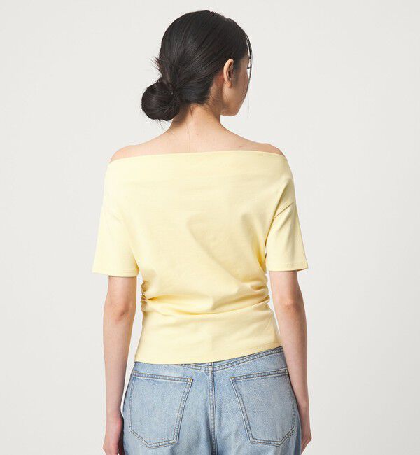 EMMEL REFINES「＜EMMEL REFINES＞EM ベアフライス オフショル トップス」|Tシャツ・カットソー|