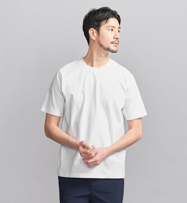 BEAUTY&YOUTH UNITED ARROWS「【WEB限定 WARDROBE SMART】NORITAKE スマートフィット Tシャツ」|Tシャツ・カットソー|WHITE