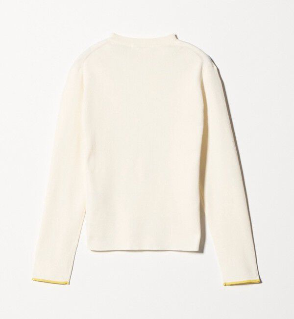 BEAUTY&YOUTH UNITED ARROWS「コットンブレンド リブライン ニットプルオーバー ウォッシャブル」|ニット・セーター|