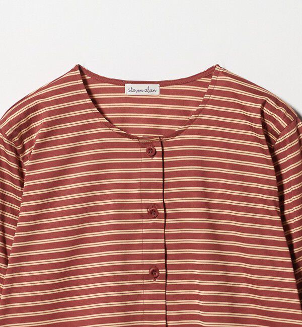 STEVEN ALAN「＜Steven Alan＞ボーダー カーディガン」|カーディガン|