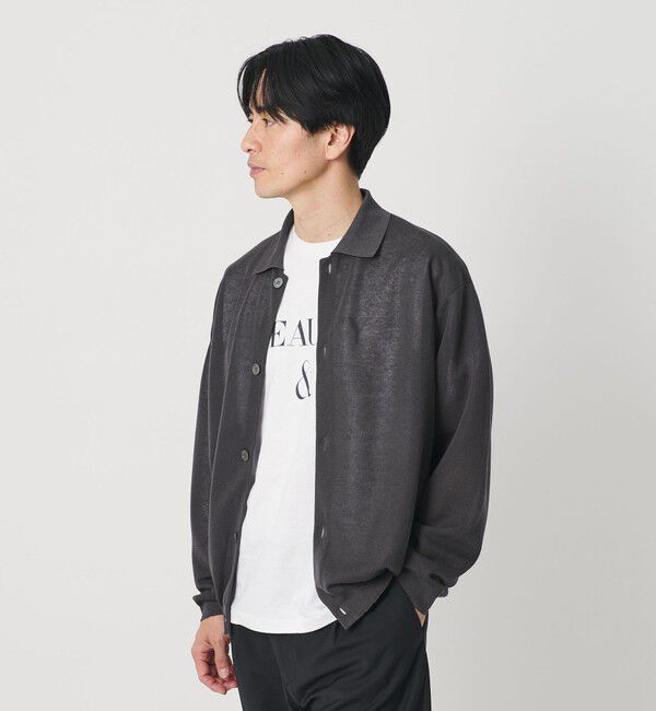 BEAUTY&YOUTH UNITED ARROWS「シアー ミラノ ポロジャケット ウォッシャブル」|カーディガン|